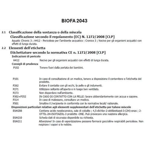 2043 Opaco Incolore 1 L Olio Naturale Per Esterni - Foto 2