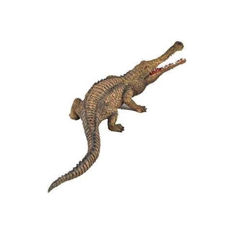 Prehistoric Life Sarcosuchus Toy Dinosaur Figure Autentico Dipinto A Mano E Approvato Da Paleontologo - Foto 1