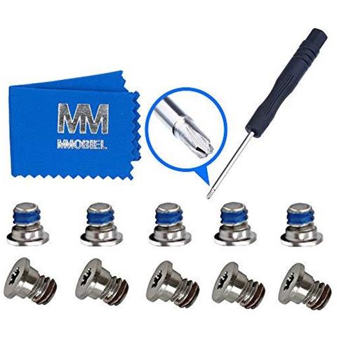 4x Gomma Caso Pad Piedi Con 10x Viti (10) E Brevi Cacciavite Compatibile Con Macbook Pro 1315 In - Foto 4