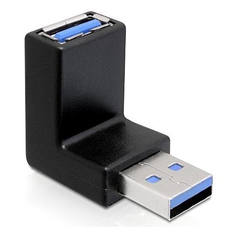 USB 3.0 M / F USB 3.0 USB 3.0 Nero cavo di interfaccia e adattatore - Foto 1