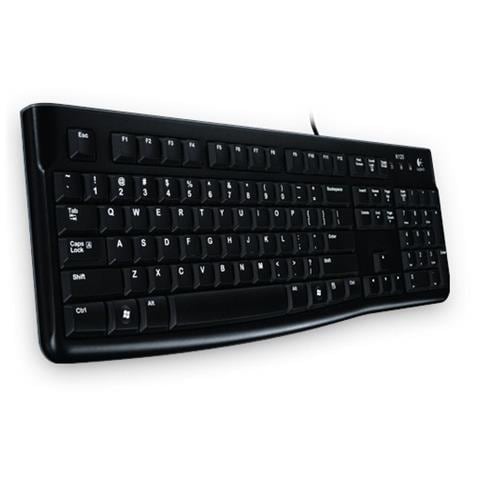 K120, USB, Ä„Å½ERTY, PC / server, Nero, Monotono, 1,5m - Foto 1