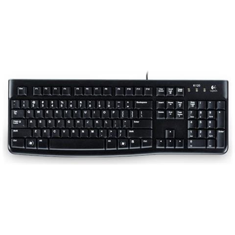 K120, USB, Ä„Å½ERTY, PC / server, Nero, Monotono, 1,5m - Foto 4