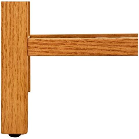 Scarpiera Con 5 Ripiani 50x27x100cm In Legno Massello Di Rovere - Foto 2