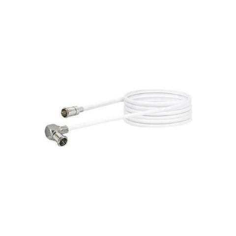 Minid@ t - F-quick, M / m, 3 M Cavo Coassiale Bianco - Foto 1