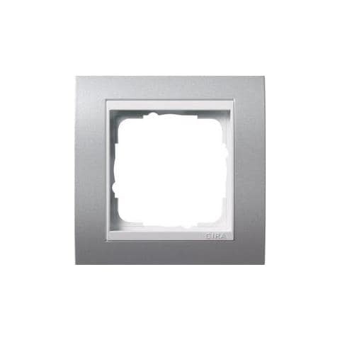 0211326 Alluminio, Bianco Placca Per Interruttori E Coperchio Per Presa - Foto 1