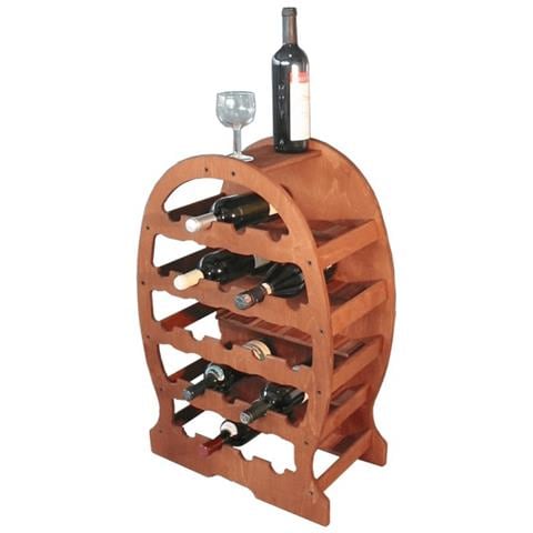 Botte Portabottiglie In Legno 23 Posti 76x49x26,5 Cm Meeting - Foto 1