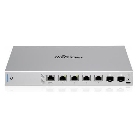 Switch di Rete 6-port 10GB Gestito 10g Ethernet (100/1000/10000) 1U Supporto Power Over Ethernet (PoE) Grigio - Foto 3