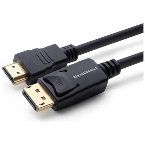 Microconnect Mc-dp-hdmi-1000 Cavo E Adattatore Video 10 M Displayport Nero (displayport 1.2 To Hdmi Cable - Displayport - Foto 2