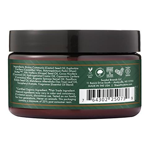 Balsamo Da Barba Da Uomo Shea Moisture, Tutti Ingredienti Naturali, Realizzato Con Burro Di Karité Infuso Di Maracuja, Modella Liscio E Definito, 4 Once (m-bb-2949) - Foto 2