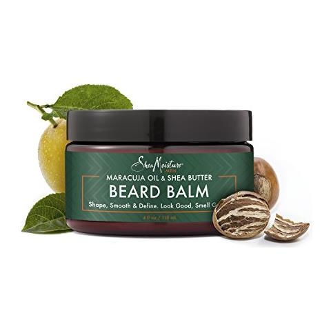 Balsamo Da Barba Da Uomo Shea Moisture, Tutti Ingredienti Naturali, Realizzato Con Burro Di Karité Infuso Di Maracuja, Modella Liscio E Definito, 4 Once (m-bb-2949) - Foto 3