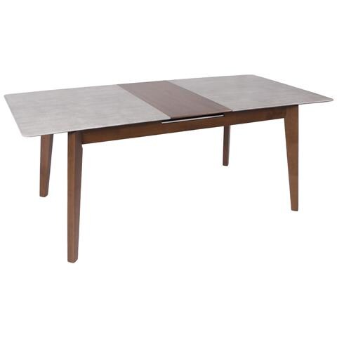Scrivania Consolle Moderna HWC-L53 - 81x100x40cm Ferro E MDF Effetto Legno