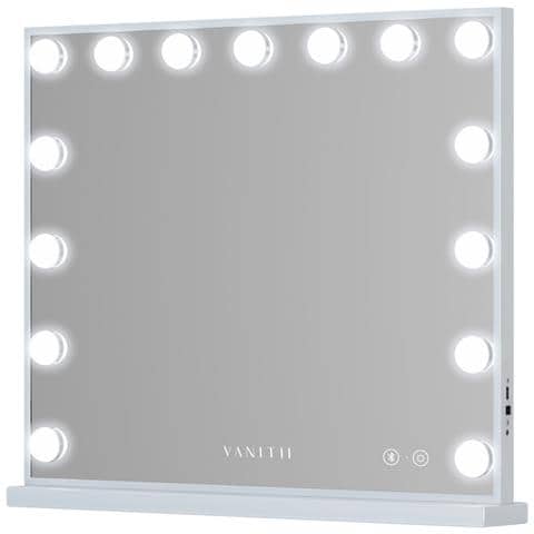 Specchio Di Vanità Hollywood Con Luci Bluetooth 58x46cm - Foto 1