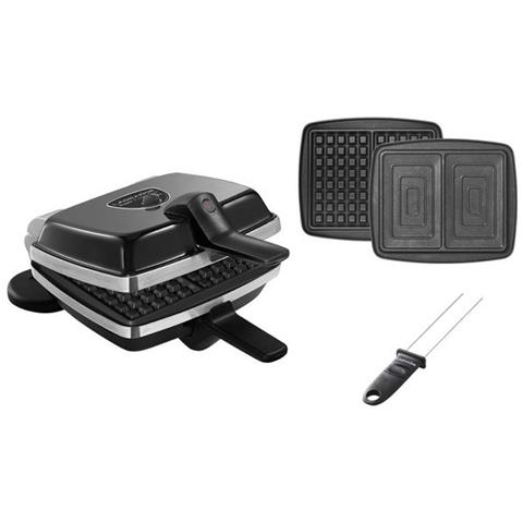 Super 2 Antiadhésif 2 waffle 1000 W Nero - Foto 1