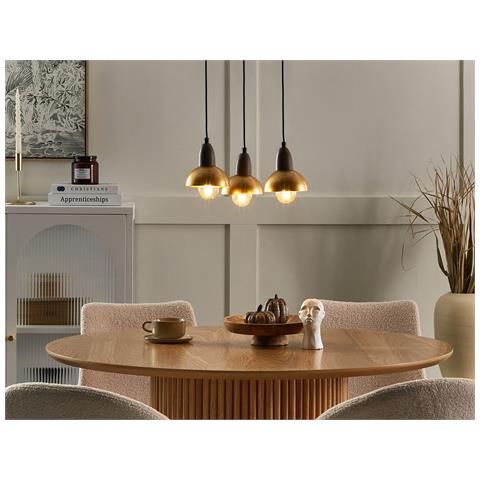 Lampadario Castaly Metallo Ottone - Foto 1