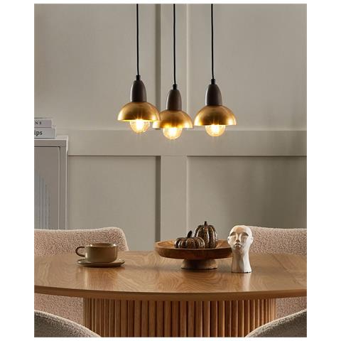 Lampadario Castaly Metallo Ottone - Foto 8