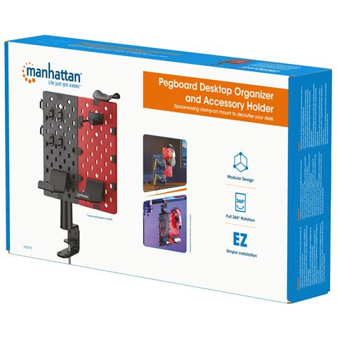 Organizer Da Scrivania Con Pannello Forato E Supporto Per Accessori - Foto 2