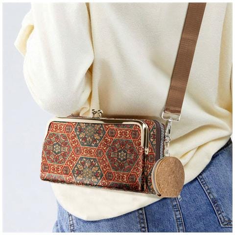 Borsetta Sughero, Collezione Corkart, Chiusura Cerniera / Scatto - Foto 5