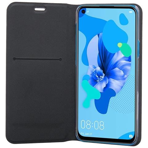 Custodia Per Huawei P20 Lite 2019 Con Funzione Supporto E Portacarte, Nero - Foto 2
