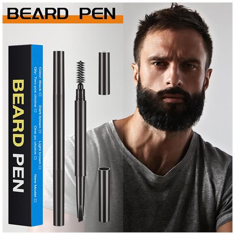 Strumento Per Modellare La Barba E Penna A Pennello 2 In 1 Black - Foto 5