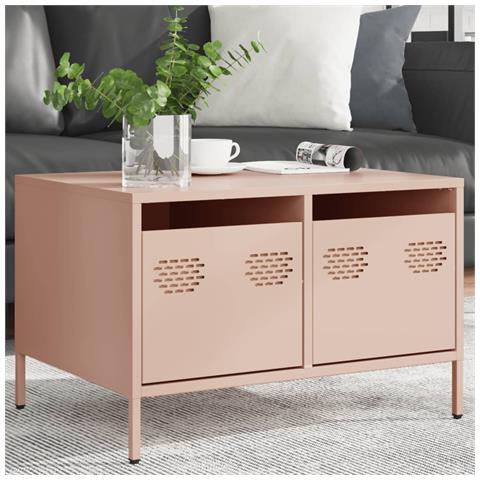 Mobile Tv Rosa 68x50x43,5 Cm In Acciaio Laminato A Freddo - Foto 10