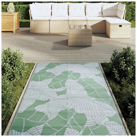 Tappeto Da Esterno Grigio 120x180 Cm In Pp - Foto 3