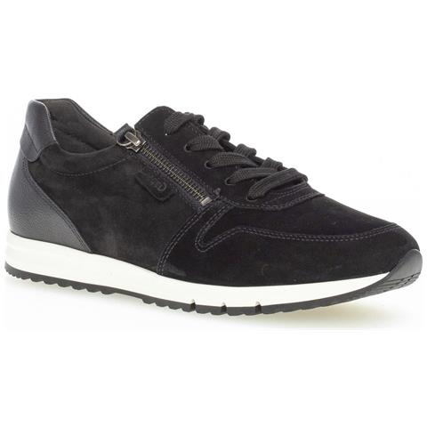 Schwarz Casual Closed Shoes Scarpe Basse Pelle Scamosciata /nabuk Scarpe Donna Nero Eu 36, 83.450.17 - Foto 2