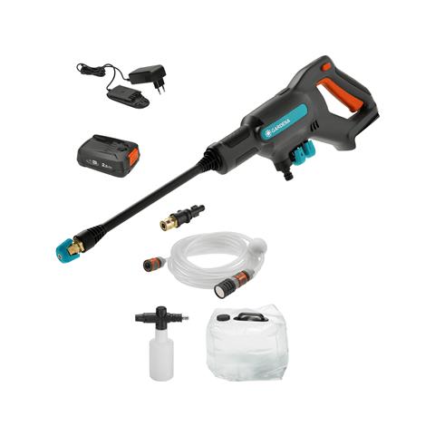 AquaClean 24/18V P4A idropulitrice Compatta Batteria 250 l /h Nero, Blu, Arancione - Foto 2