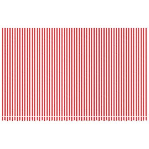 Tessuto Di Ricambio Per Tenda Strisce Rosse E Bianche 6x3,5 M - Foto 3