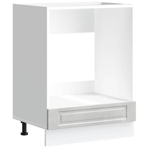 Armadio Per Forno Porto Grigio Cemento In Legno Multistrato - Foto 2