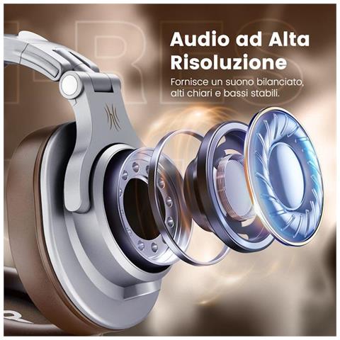 Monitor 60 Hi-Res Cuffie Cablate Professionali DJ Blue - Foto 2