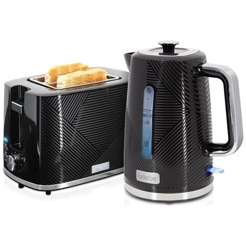 Skt1170blk Elegance Tostapane A Fessura Larga A 2 Fette+ Bollitore Elettrico 1,7l Senza Bpa 2200w Nero - Foto 1