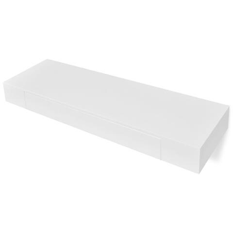 Lusso Casadino - Mensola Per Pareti Nera In Mdf Per Libri/dvd - Foto 2