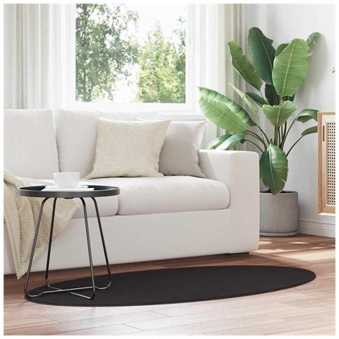 Tappeto HUARTE Nero 80 x 150 cm Poliestere - Foto 2