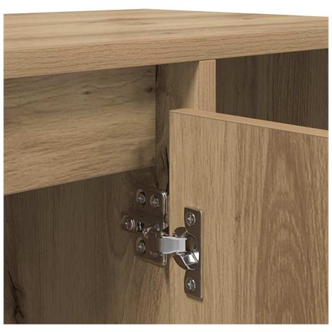 Mobile TV Rovere artigianale 100 x 35 x 55 cm Legno multistrato - Foto 9