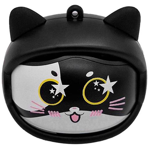 Auricolari Wireless Tws Moody Con 3 Facce Di Gatto Intercambiabili, Nero - Foto 2