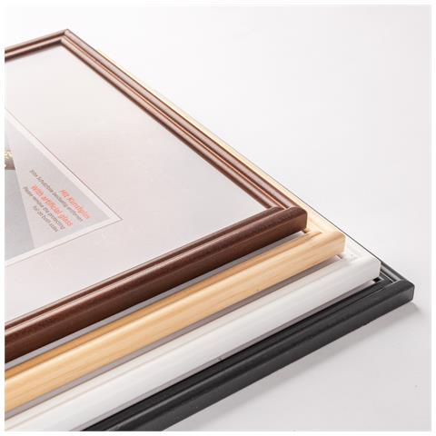 Select Cornice In Legno Vetro Sintetico, 10x15 Cm, Bianco - Foto 3