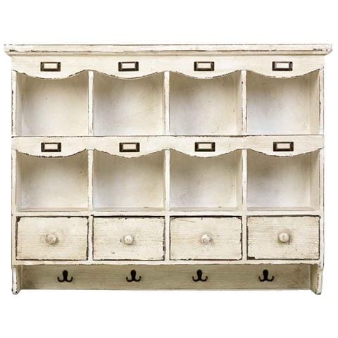 Scaffale In Legno Beige 99,5x21,5x75h Cm - Foto 2