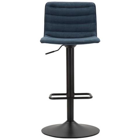 Set Di 2 Sgabelli Alti Vkh445-nero-metallo-43x49,5x85,5 Cm - Foto 2