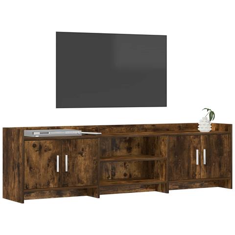 Mobile TV 168 x 33 x 47 cm Rovere Fumo Legno ingegnerizzato - Foto 2