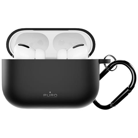 Custodia Airpods Pro 3 In Silicone Nera Puro - Foto 2