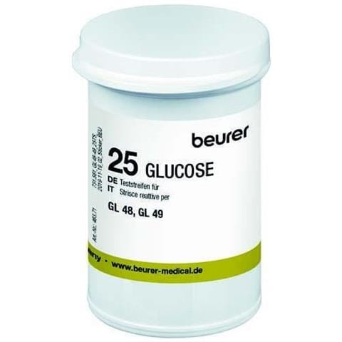 Strisce Misurazione Glicemia per Glucometro GL48/GL49 in Flacone 25 Pezzi - Foto 1