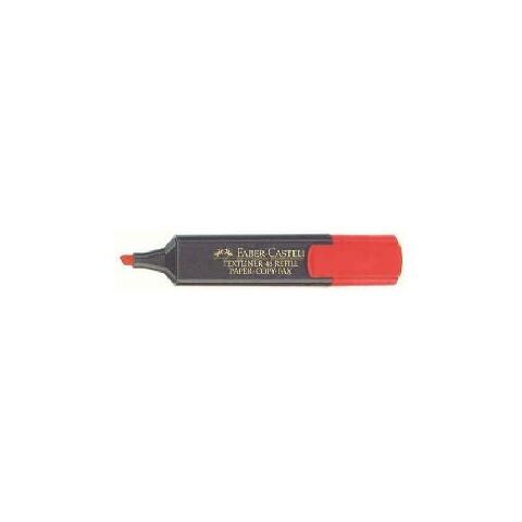 confezione da 10 pezzi - evidenziatore textliner rosso faber-castell - Foto 1