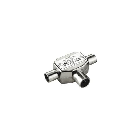 IADAP SAT-008 - Sdoppiatore per Antenna TV 2 Maschio / Femmina 9.5 mm - Foto 1
