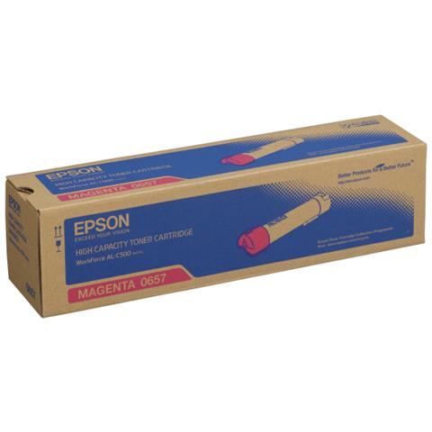 C13S050657 Toner Originale Magenta per Aculaser C500DHN Capacità 13700 Pagine - Foto 5