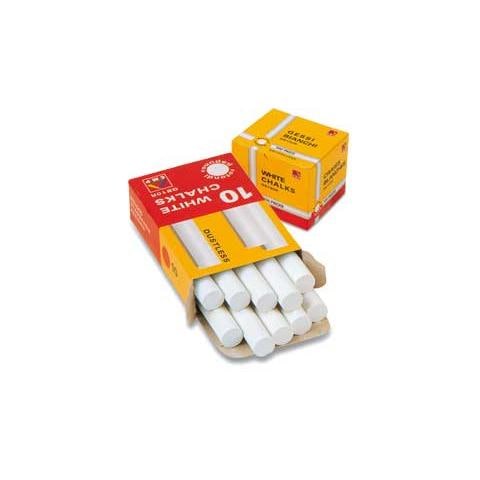 confezione da 10 pezzi - scatola 10 gessetti tondi bianco cmp - Foto 1