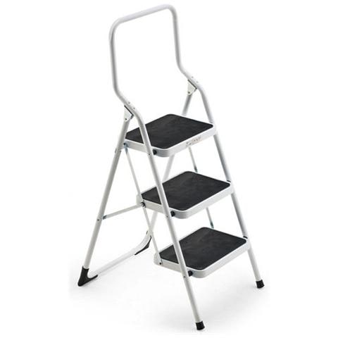 Scaletta Acciaio con 2 Gradini Antisdrucciolo e Sistema di Bloccaggio - Foto 2