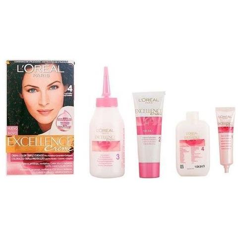 Excellence Creme Tinte 4 Castaño - Foto 4