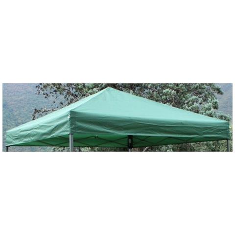 Telo Ricambio Sostitutivo Verde Per Gazebo Da Giardino 3 X 4,5 - Foto 1