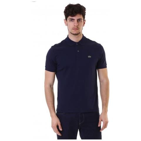 LACOSTE Polo Manica Corta Jersey 166 Blu Uomo Taglia
