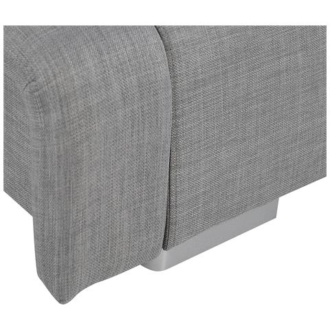 Letto Matrimoniale Moderno In Tessuto Grigio 180x200cm Nantes - Foto 28